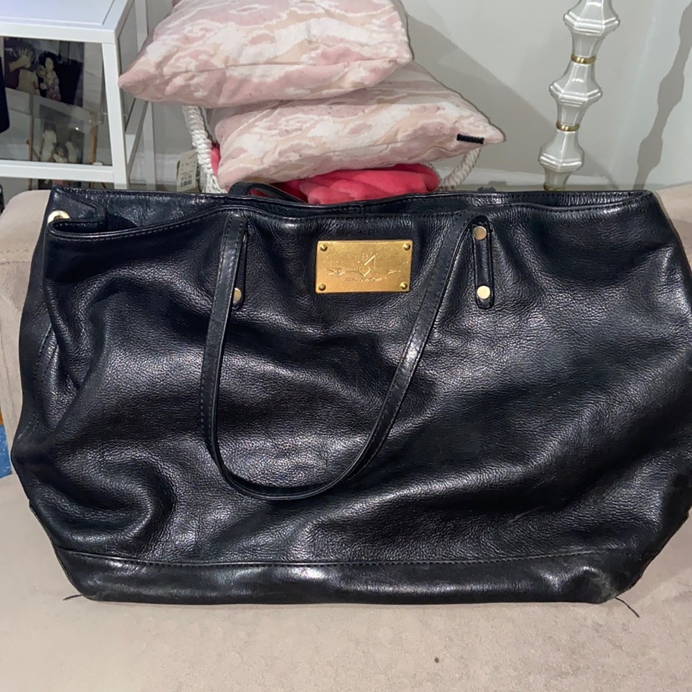 Rebecca minkoff leather tote with studs